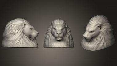 3D model Lion bust (STL)